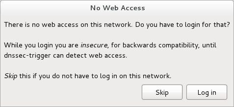 No web access screenshot