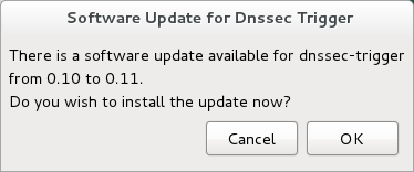 Software update screenshot